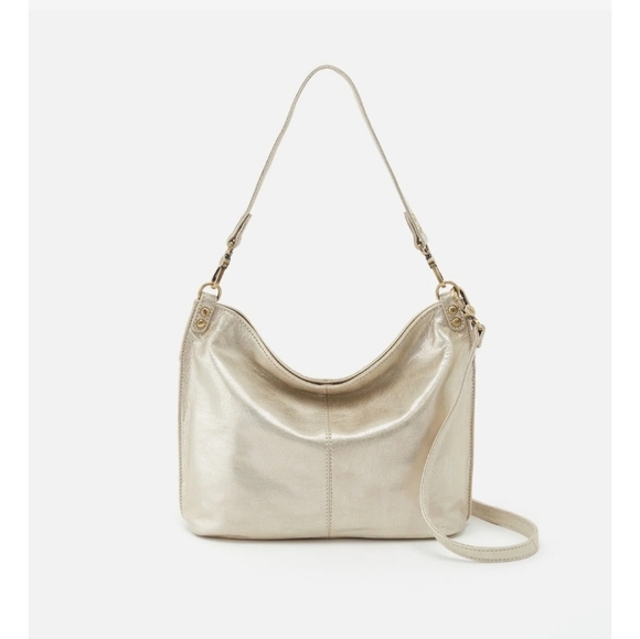 HOBO International Pier shoulder/crossbody in Pearled Silver - Picture 8 of 13